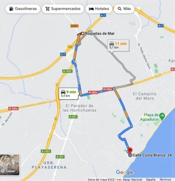 Apartamento Las Palmerillas-Residencial Torrequebrada Roquetas de Mar Bagian luar foto